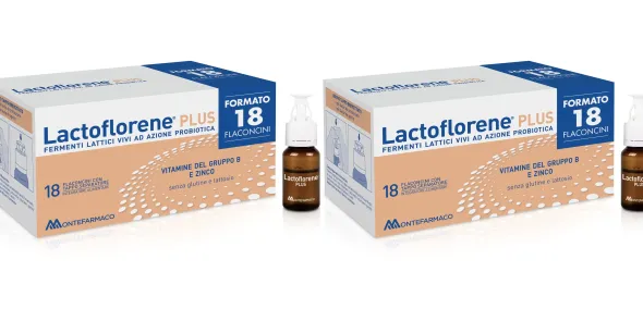 LACTOFLORENE PLUS 18 FLACONI 180 ML Pack da 2