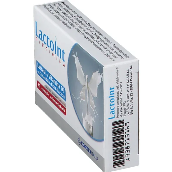 LACTOINT DIECIMILA 30 CAPSULE ACIDORESISTENTI SENZA GLUTINE