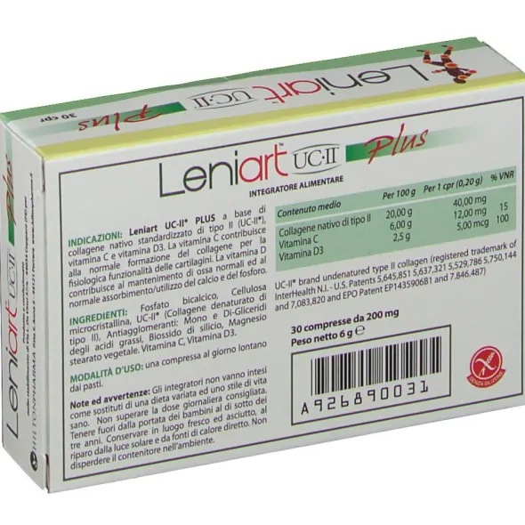 LENIART UC-II PLUS 30 COMPRESSE