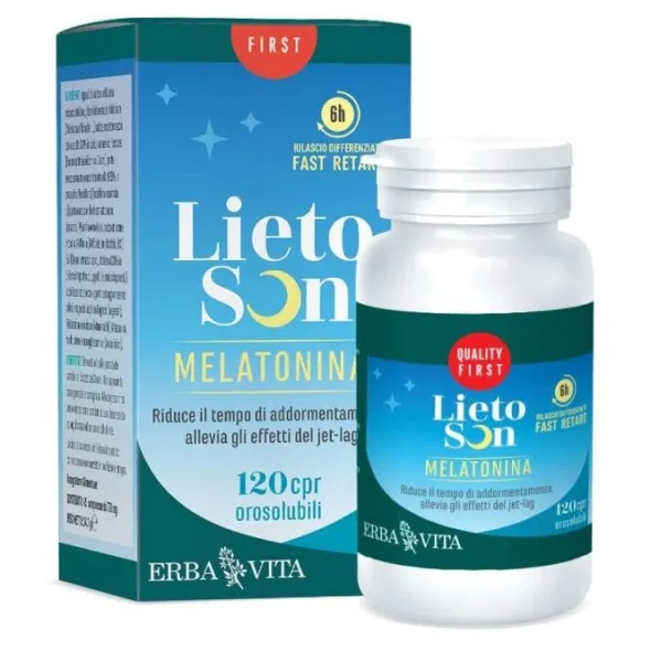 LIETOSON MELATONINA 120 COMPRESSE OROSOLUBILI