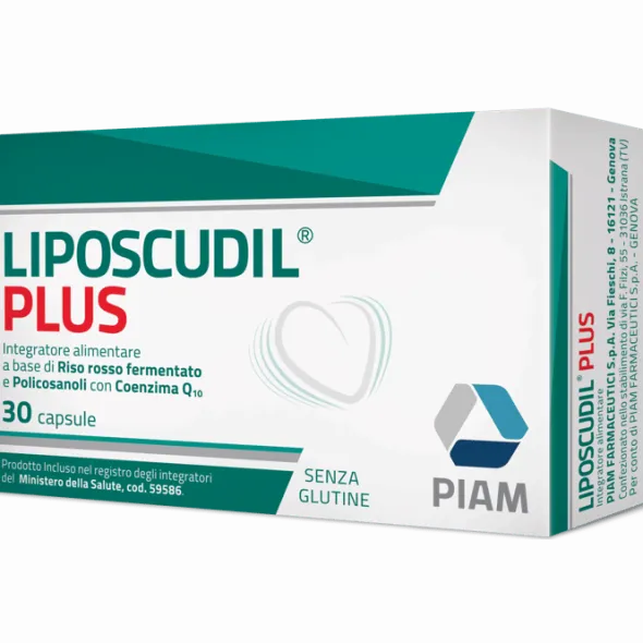 LIPOSCUDIL PLUS 30 CAPSULE SENZA GLUTINE NATURALMENTE PRIVO DI LATTOSIO
