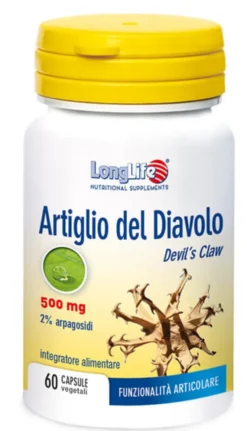 LONGLIFE ARTIGLIO DEL DIAVOLO 2% 60 CAPSULE VEGETALI SENZA GLUTINE