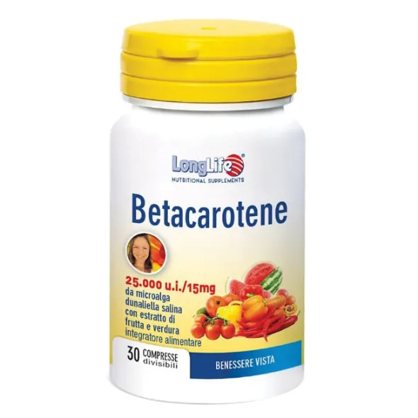 LONGLIFE BETACAROTENE 25000 UI 30 COMPRESSE