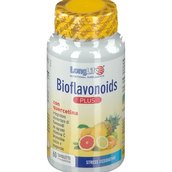 LONGLIFE BIOFLAVONOIDS PLUS 60 TAVOLETTE RIVESTITE SENZA GLUTINE
