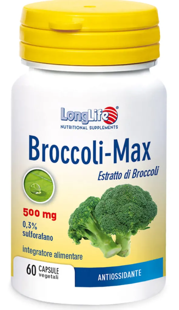 LONGLIFE BROCCOLI-MAX 60 CAPSULE SENZA GLUTINE