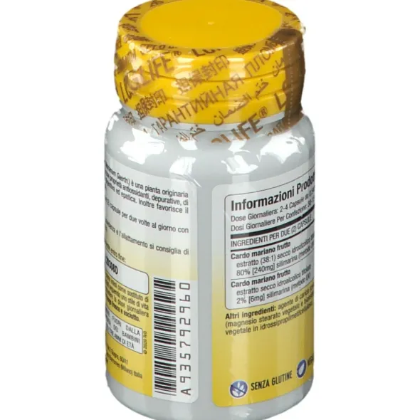 LONGLIFE CARDO MARIANO 60 CAPSULE VEGETALI
