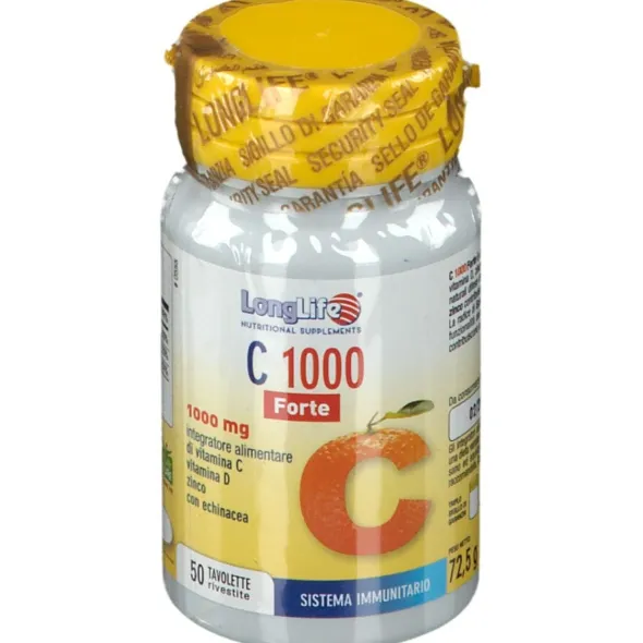LONGLIFE C 1000 FORTE 50 TAVOLETTE RIVESTITE SENZA GLUTINE