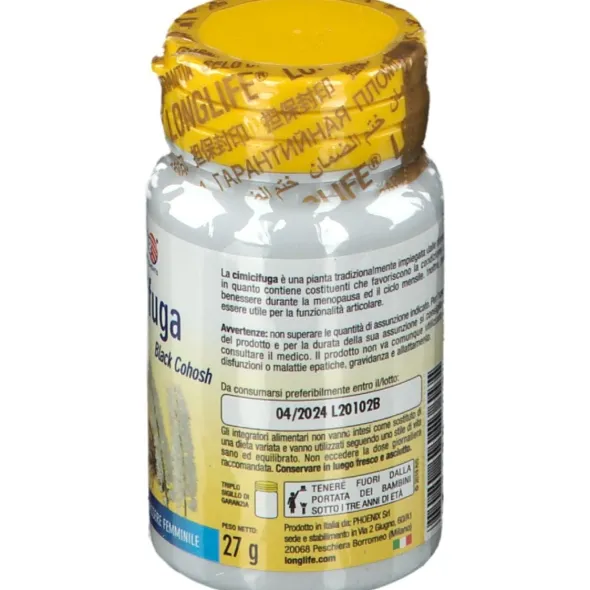 LONGLIFE CIMICIFUGA 60 CAPSULE VEGETALI