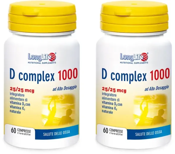LONGLIFE D COMPLEX 1000 60 COMPRESSE Pack da 2