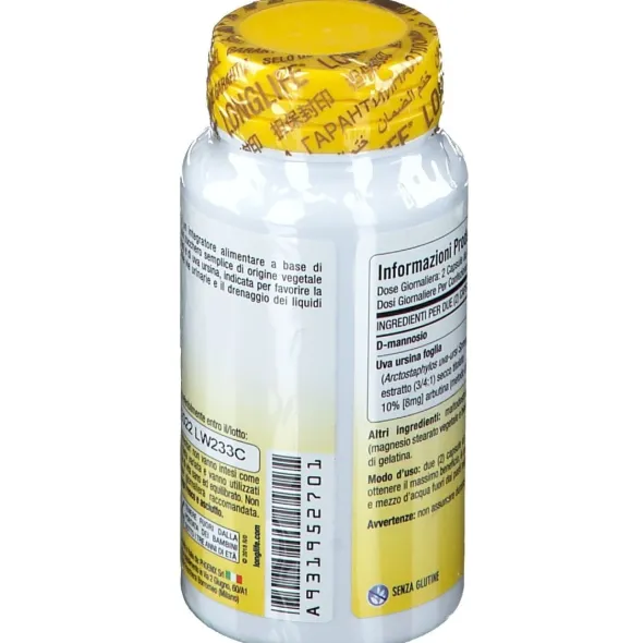 LONGLIFE D-MANNOSE 60 CAPSULE