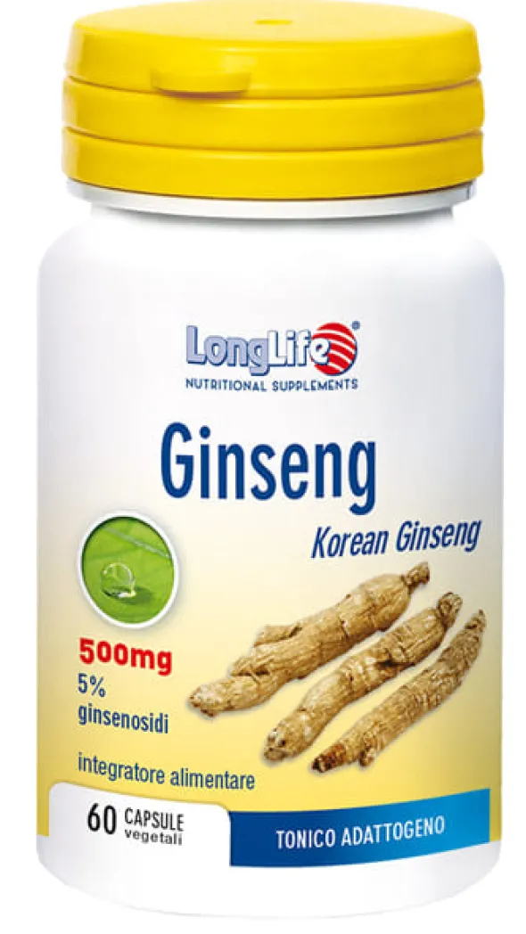 LONGLIFE GINSENG 5% 60 CAPSULE VEGETALI