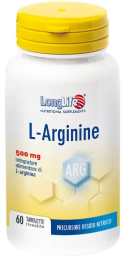 LONGLIFE L-ARGININE 60 TAVOLETTE RIVESTITE DA 900 MG