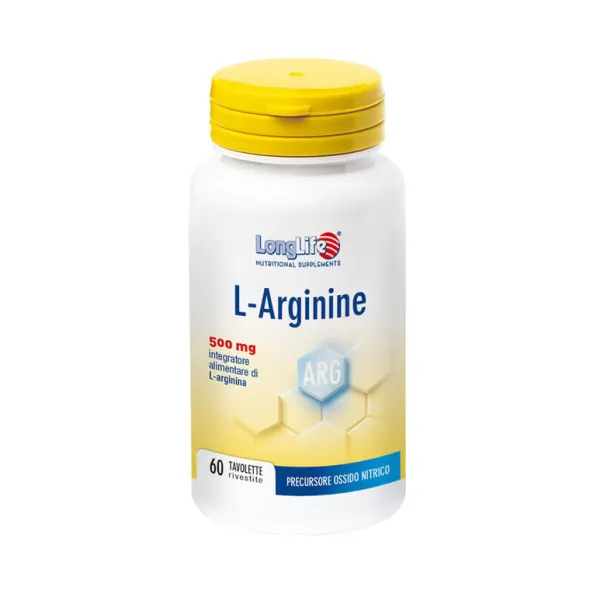 LONGLIFE L-ARGININE 60 TAVOLETTE RIVESTITE DA 900 MG
