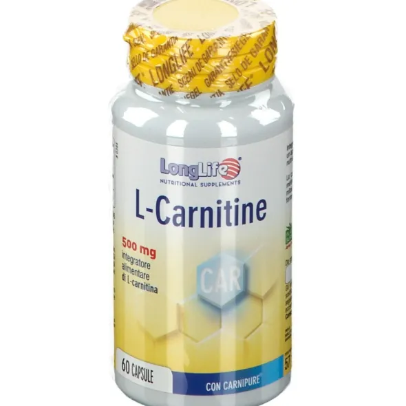 LONGLIFE L-CARNITINE 60 CAPSULE DI GELATINA DA 960 MG