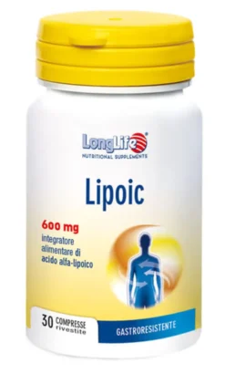 LONGLIFE LIPOIC 600 MG 30 COMPRESSE RIVESTITE DA 870 MG