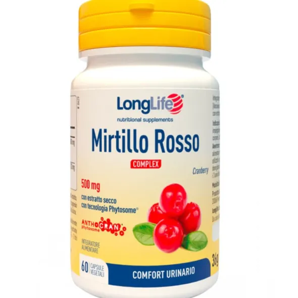 LONGLIFE MIRTILLO ROSSO COMPLEX 60 CAPSULE VEGETALI
