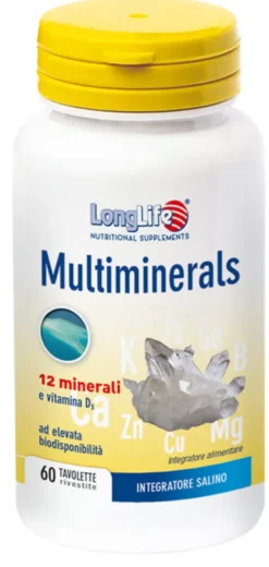LONGLIFE MULTIMINERALS 60 TAVOLETTE RIVESTITE