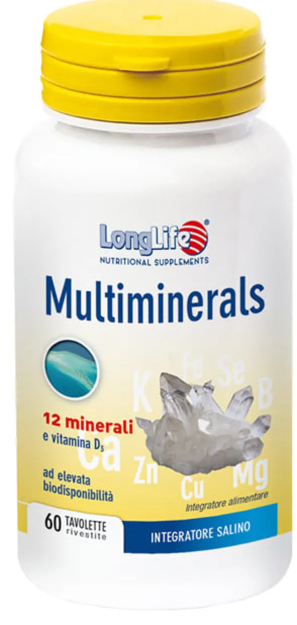 LONGLIFE MULTIMINERALS 60 TAVOLETTE RIVESTITE