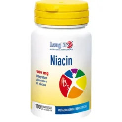 LONGLIFE NIACIN 100 MG 100 COMPRESSE DIVISIBILI