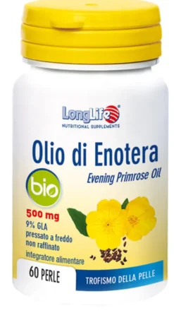LONGLIFE OLIO ENOTERA BIO 500 MG 60 PERLE IN GELATINA