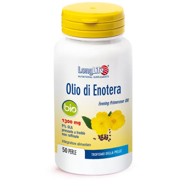 LONGLIFE OLIO ENOTERA BIO 1300 MG 50 PERLE IN GELATINA