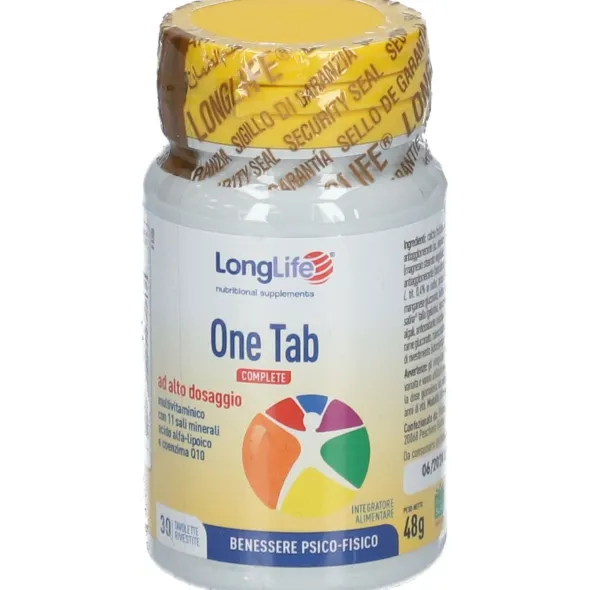 LONGLIFE ONE TAB COMPLETE 30 TAVOLETTE RIVESTITE