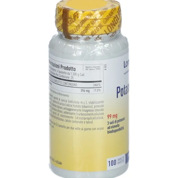LONGLIFE POTASSIUM 99 100 TAVOLETTE RIVESTITE