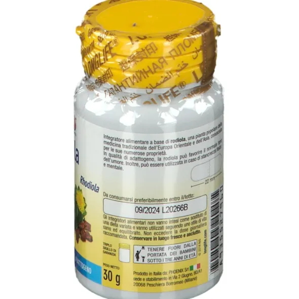 LONGLIFE RODIOLA 60 CAPSULE VEGETALI