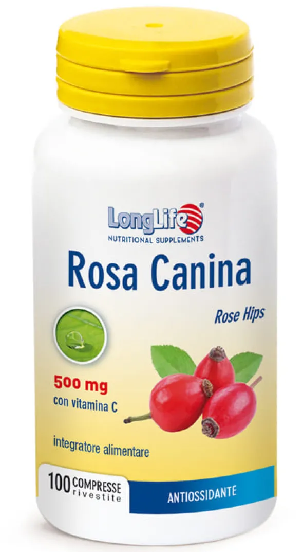 LONGLIFE ROSA CANINA 100 COMPRESSE RIVESTITE