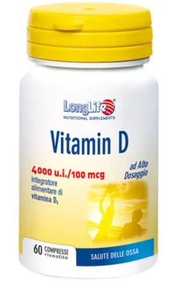 LONGLIFE VITAMIN D 4000UI 60 COMPRESSE DIVISIBILI