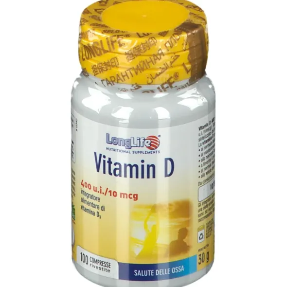 LONGLIFE VITAMIN D 400UI 100 COMPRESSE RIVESTITE