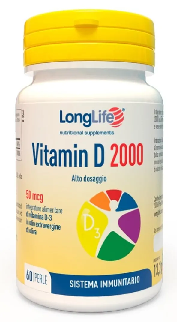 LONGLIFE VITAMIN D 2000 UI 60 PERLE