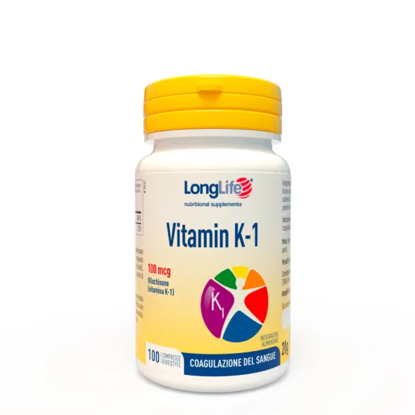 LONGLIFE VITAMIN K1 100MCG 100 COMPRESSE RIVESTITE