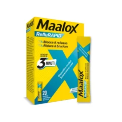 Maalox Reflurapid blocca il reflusso, neutralizza il bruciore da iperacidità, 20 bustine