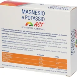 MAGNESIO E POTASSIO ACT 14 BUSTINE