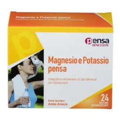 MAGNESIO E POTASSIO ARANCIA PENSA 24 BUSTINE EFFERVESCENTI