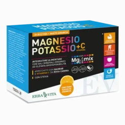 MAGNESIO POTASSIO +C VITAMINA GUSTO ARANCIA 20 BUSTINE DA 3,8 G