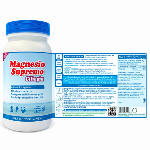 MAGNESIO SUPREMO CILIEGIA POLVERE 150 G