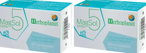 MAGSOL 5 EXTRA 60 COMPRESSE Pack da 2