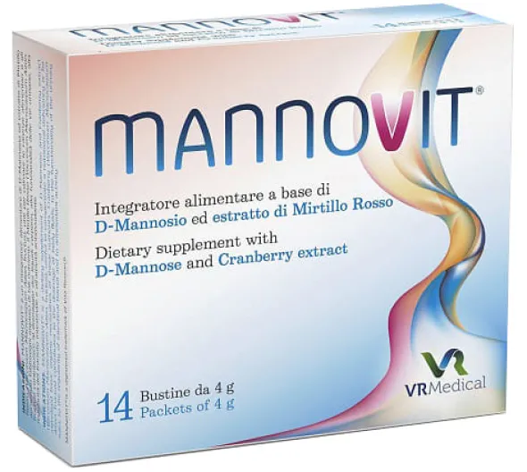 MANNOVIT 14 BUSTINE DA 4 G CON ZUCCHERI ED EDULCORANTE