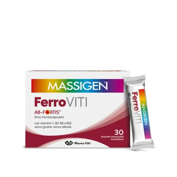 MASSIGEN FERROVITI 30 BUSTINE OROSOLUBILI