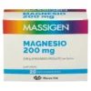 MASSIGEN MAGNESIO 20 BUSTINE DA 6 G GUSTO LIMONE SENZA GLUTINE SENZA LATTOSIO CON ZUCCHERO ED EDULCORANTE