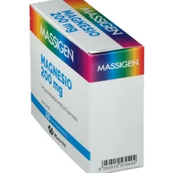 MASSIGEN MAGNESIO 20 BUSTINE DA 6 G GUSTO LIMONE SENZA GLUTINE SENZA LATTOSIO CON ZUCCHERO ED EDULCORANTE