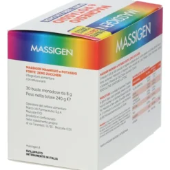 MASSIGEN MAGNESIO POTASSIO FORTE ZERO ZUCCHERO 24 BUSTINE + 6 BUSTINE