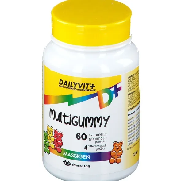 MASSIGEN MULTIGUMMY 60 CARAMELLE GOMMOSE