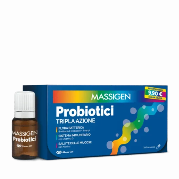 MASSIGEN PROBIOTICI 10 FLACONCINI X 8 ML