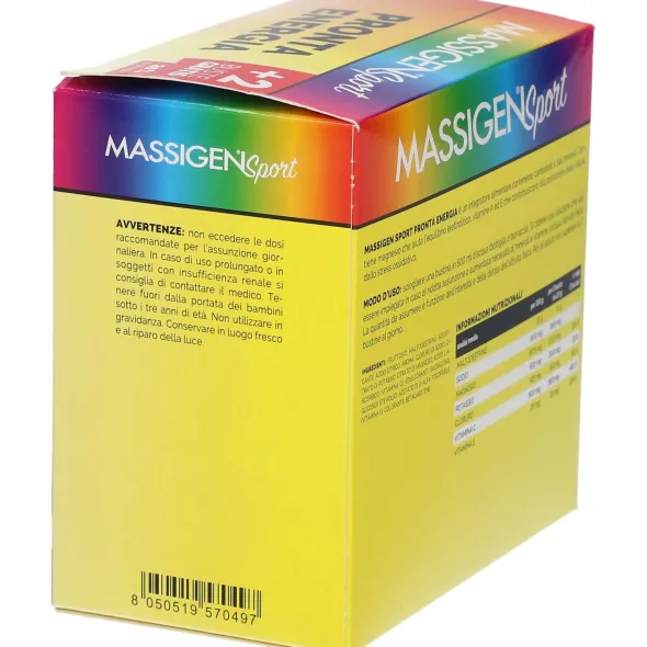 MASSIGEN SPORT PRONTA ENERGIA 12 BUSTINE