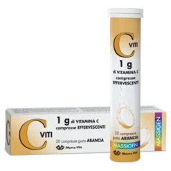 MASSIGEN VITAMINA C 1G EFFERVESCENTE 20 COMPRESSE