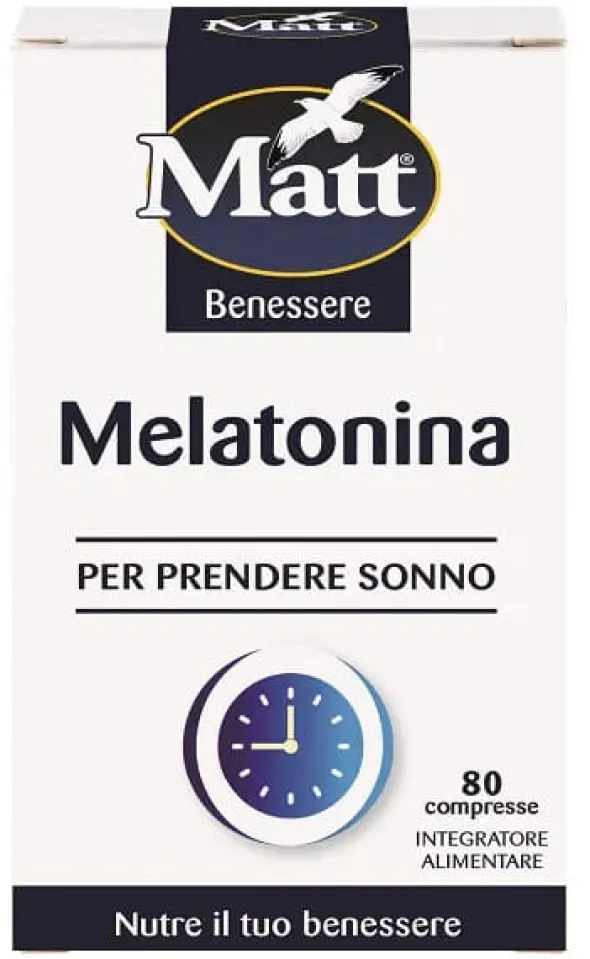 MATT BENESSERE MELATONINA 80 COMPRESSE