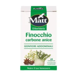 MATT ERBORISTERIA FINOCCHIO CARBONE ANICE 40 COMPRESSE